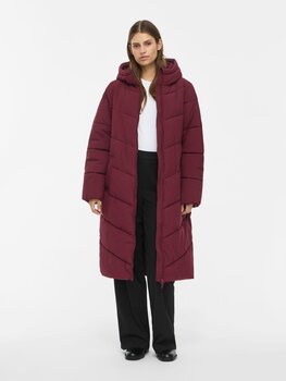 Vila Clothes vilavender winter coat - burgundy