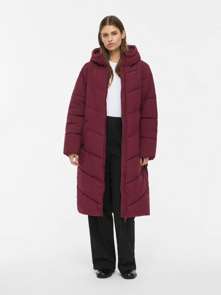 Vila Clothes vilavender winter coat - burgundy