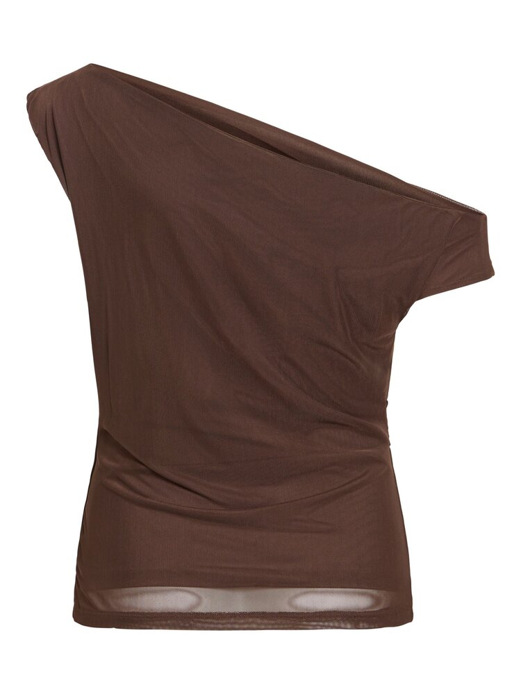 Vila Clothes visaya off shouler top - brown
