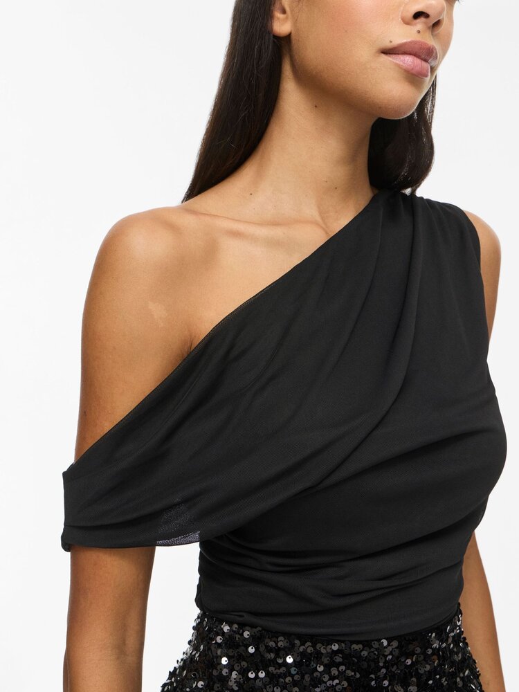 Vila Clothes visaya off shouler top - black