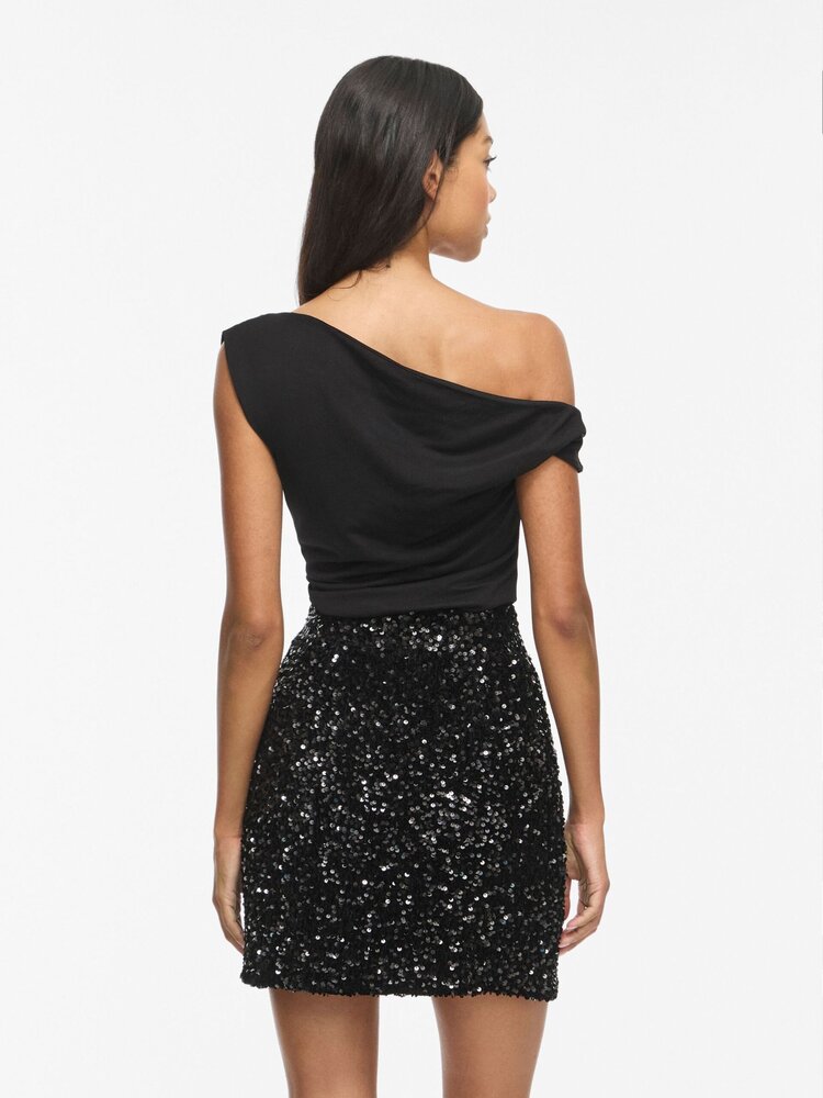Vila Clothes visaya off shouler top - black