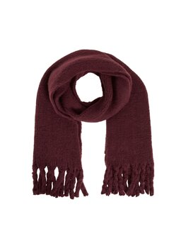 Vila Clothes videsca knit scarf - plum