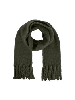 Vila Clothes videsca knit scarf - forest green