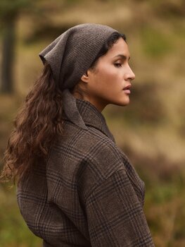 Moss Copenhagen lowee triangle scarf - brown camel