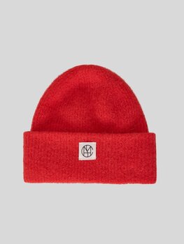 Moss Copenhagen hope beanie - red