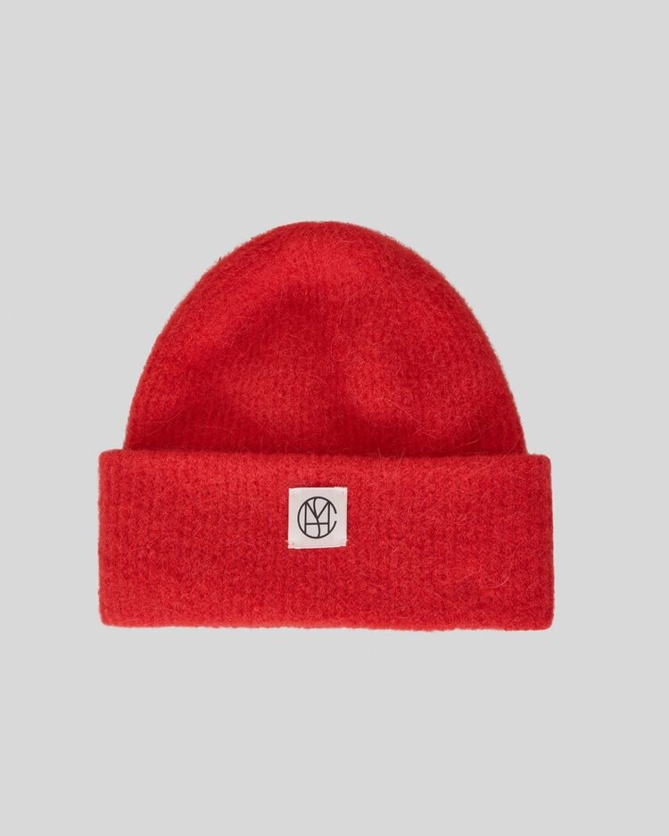 Moss Copenhagen hope beanie - red