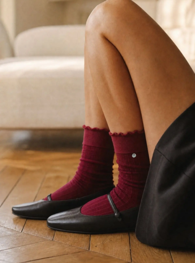 Sillie wool blend socks