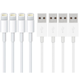 4x iPhone oplaadkabel 1 meter