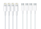 4x iPhone USB-C naar lightning oplaadkabel 1 meter