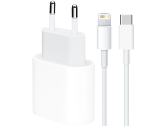 Originele iPhone snellader USB-C 20W + 2 meter kabel