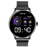 Smartwatch staal zwart