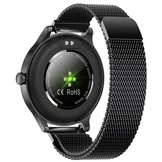 Smartwatch staal zwart