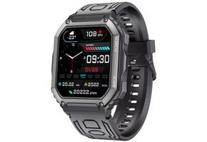 Smartwatch sporthorloge zwart outdoor - 10 dagen batterijduur