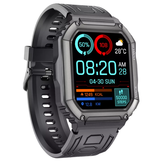 Smartwatch sporthorloge zwart outdoor - 10 dagen batterijduur