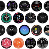 Smartwatch staal zwart
