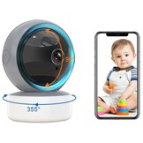 Vospo babyfoon met camera en WiFi - Terugspreekfunctie - Nachtvisie