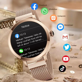Vospo smartwatch dames - 1,1 inch AMOLED beeldscherm - bellen via bluetooth