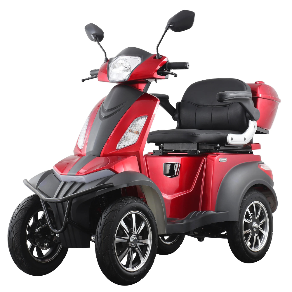 Scootmobiel met vier wielen - 50 km actieradius