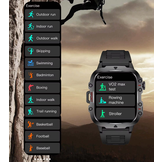 Smartwatch - 140 sport modes - 10 dagen batterijduur