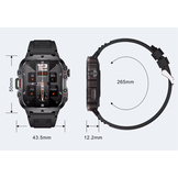 Smartwatch - 140 sport modes - 10 dagen batterijduur