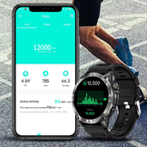 Vospo heren smartwatch - bellen via bluetooth - ingebouwde GPS