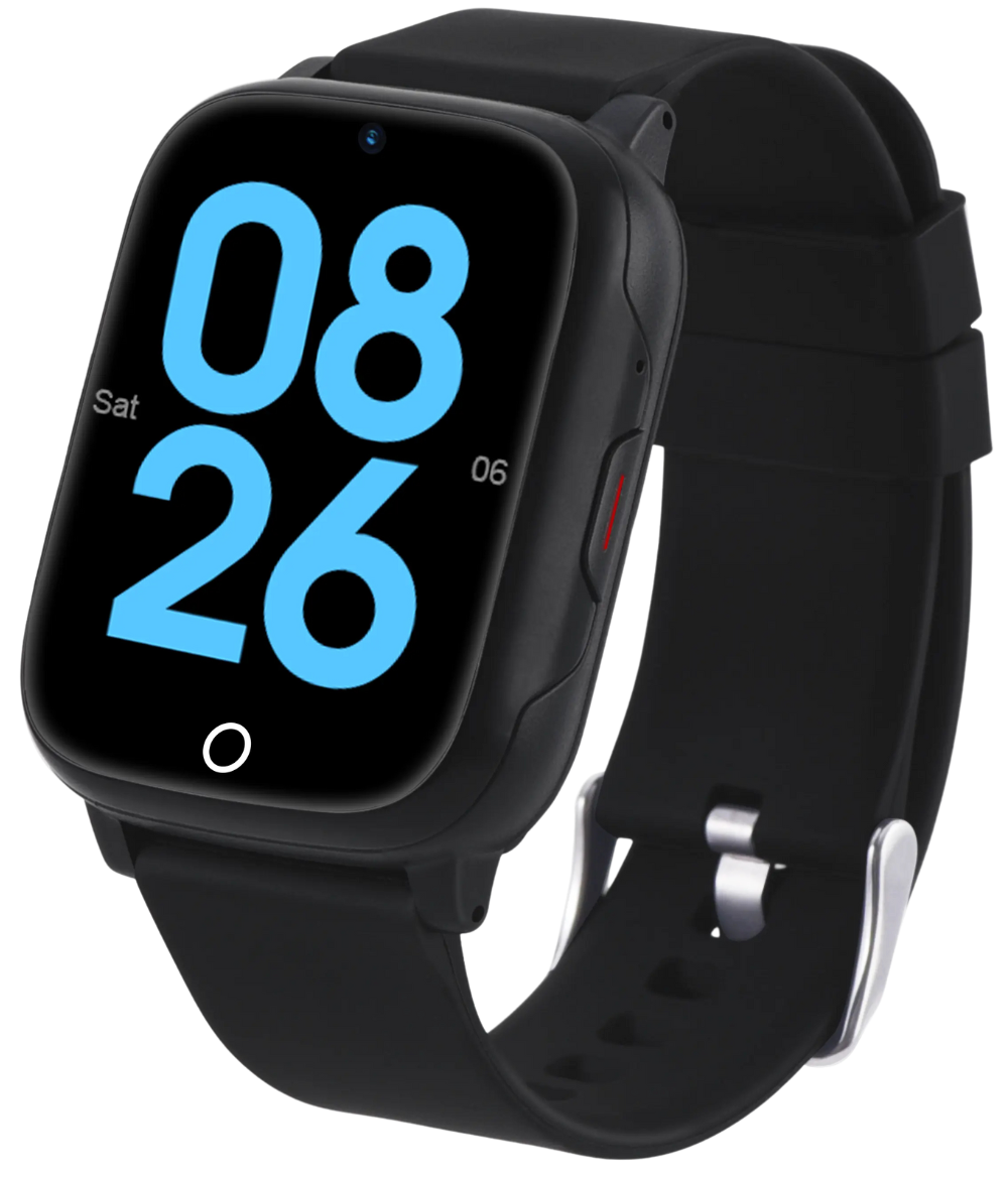 Senioren smartwatch met SOS knop en valdetectie - 4 dagen batterijduur