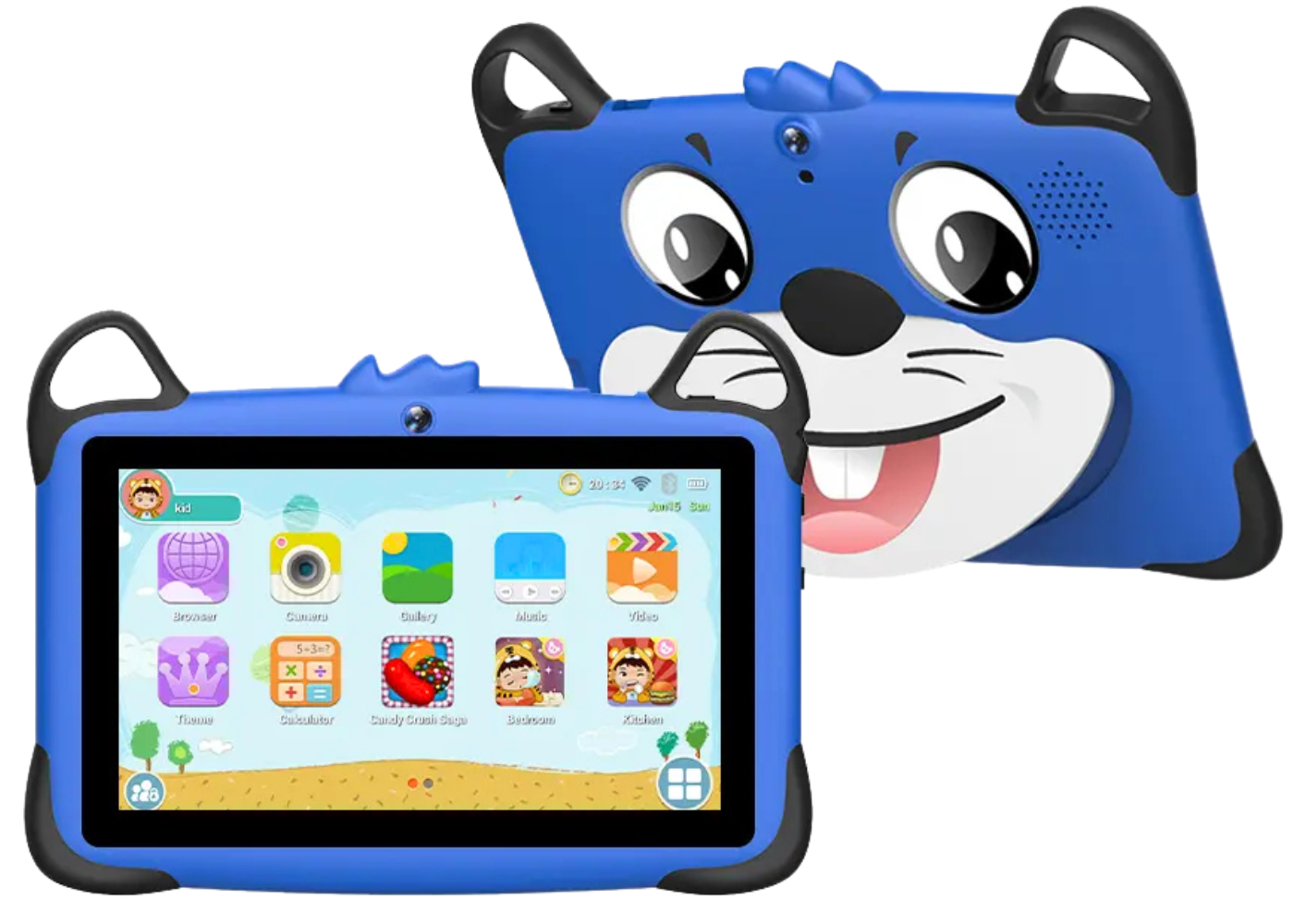 Vospo kindertablet 7 inch full HD - veilige kindermodus - 3 dagen batterijduur