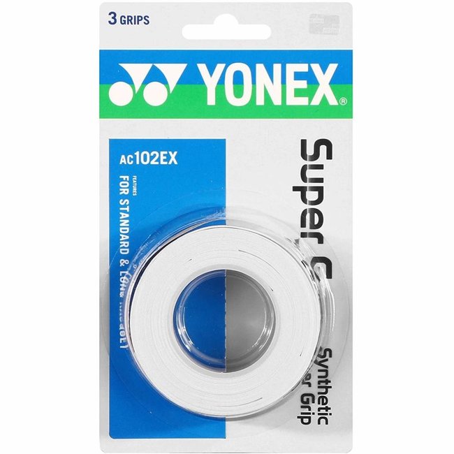 Yonex Wet Super Grap 3 Pack Overgrip AC102EX