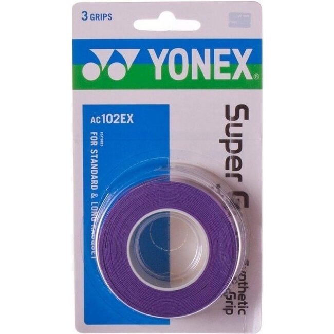 Yonex Wet Super Grap 3 Pack Overgrip AC102EX