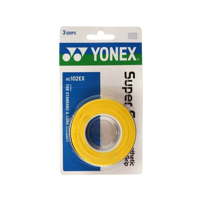 Yonex Wet Super Grap 3 Pack Overgrip AC102EX