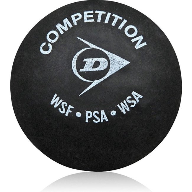 Dunlop Competition Squashbal 1 Gele Stip x12