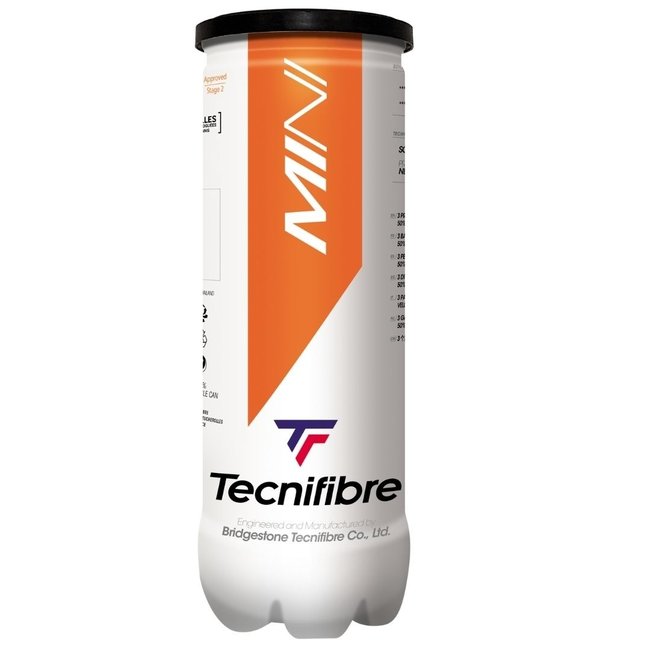 Tecnifibre Mini Stage 2 Oranje Tennisbal 3 stuks