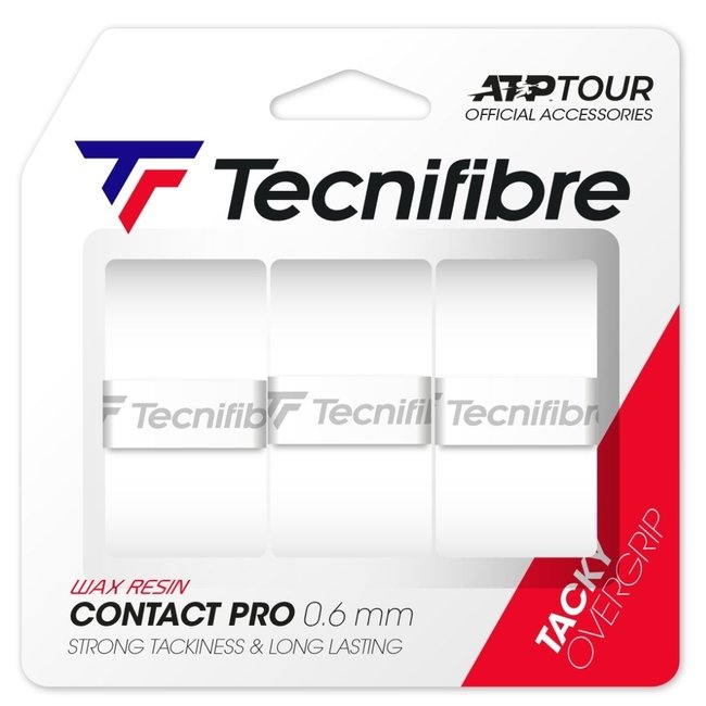 Tecnifibre Contact Pro Overgrip Wit