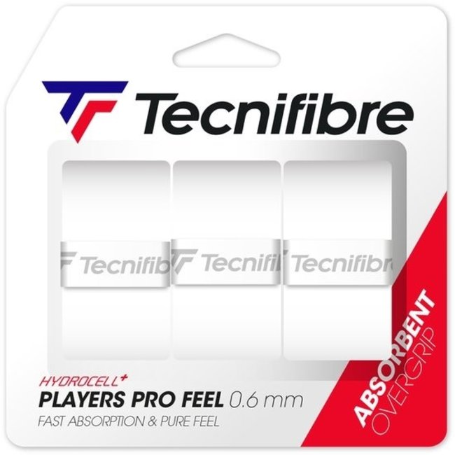 Tecnifibre Players Pro Feel Overgrip Wit