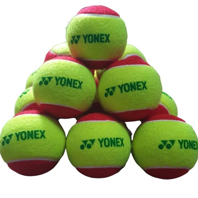 Yonex Stage 3 Rood/Geel Tennisbal 3 Stuks