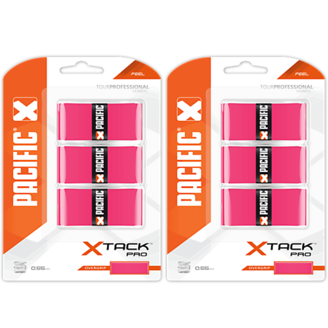 Pacific X Tack Pro Overgrip Duo Pack Roze