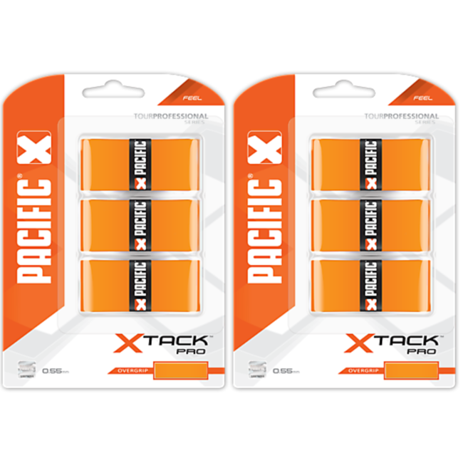 Pacific X Tack Pro Overgrip Duo Pack Oranje