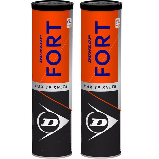 Dunlop Fort Max TP 2x4 Tin Tennisbal