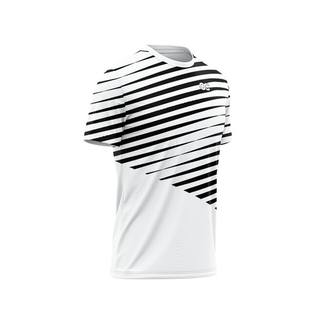 Oncourt Performance AOP T-shirt Wit/Zwart Heren