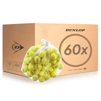 Dunlop Dunlop Trainingsballen Polybag 60 Stuks