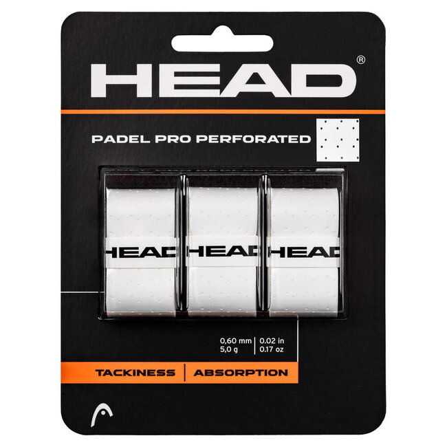 Head Padel Pro Perforated Overgrip 3 Stuks