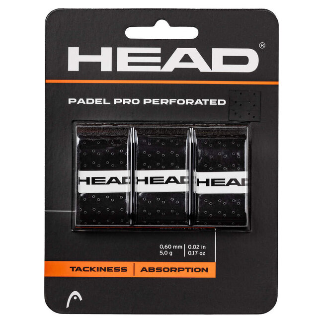 Head Padel Pro Perforated Overgrip 3 Stuks