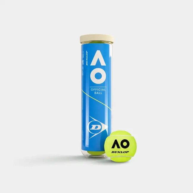 Dunlop Australian Open 4 Tin Tennisbal