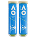 Dunlop Dunlop Australian open 2x4 Tin Tennisbal Dunlop Dunlop Australian open 2x4 Tin Tennisbal