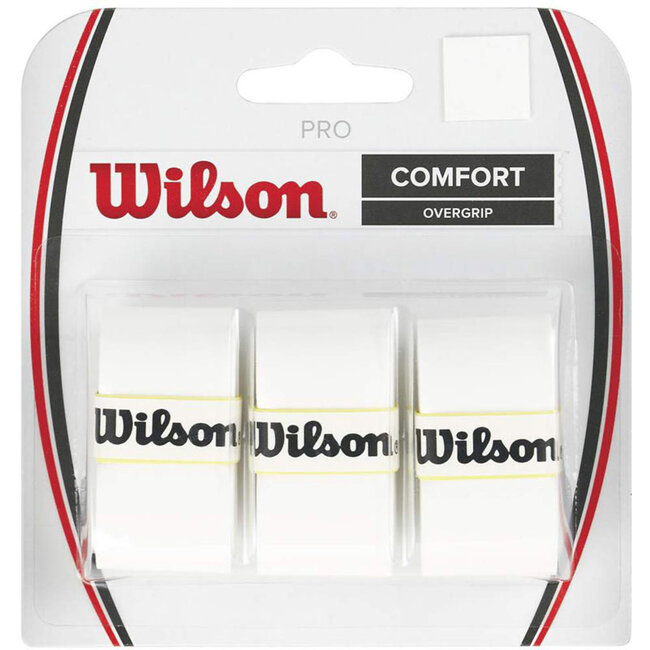 Wilson Pro Overgrip Wit 3 stuks