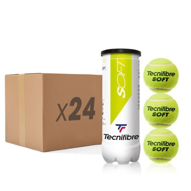 Tecnifibre Soft Stage 1 Doos 24x3 Tennisbal