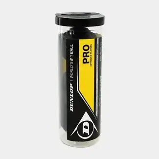 Dunlop Dunlop Pro Squashbal Tube 3 Ballen