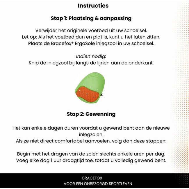 Bracefox Hielspoor Zooltjes ‘ErgoSole