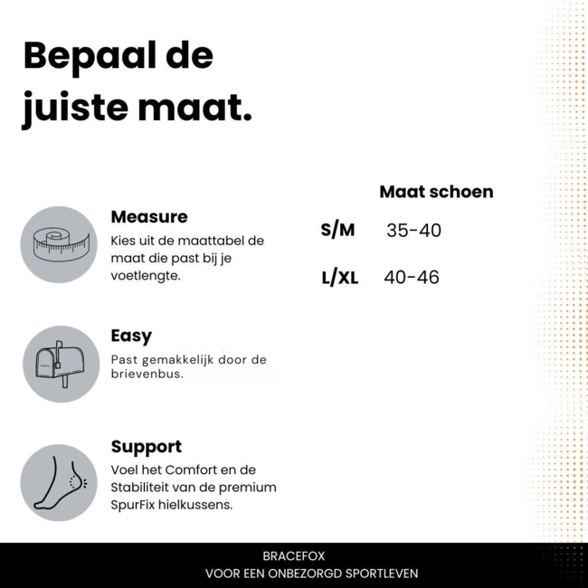 Bracefox Hielspoor Inlegzool ‘Spurfix’ – Gelzooltje
