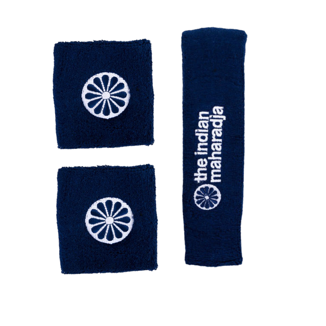 The Indian Maharadja Zweetband Set (1 Hoofdband + 2 Polsbandjes)